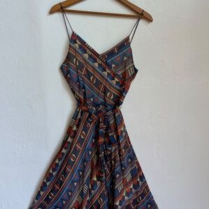 Vintage Y2K Marc Jacobs Tribal Midi Sundress Size 4